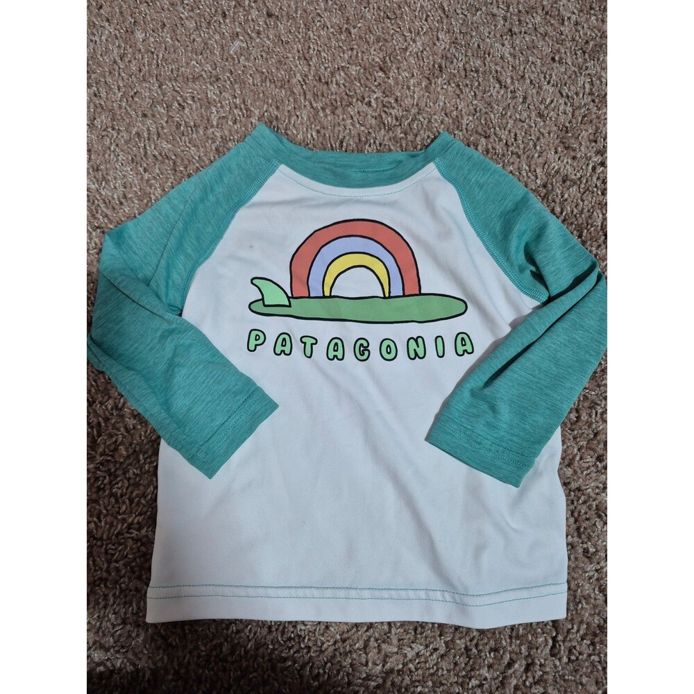 Patagonia swimtop rash guard size 12-18 months